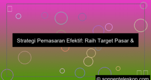 strategi pemasaran efektif