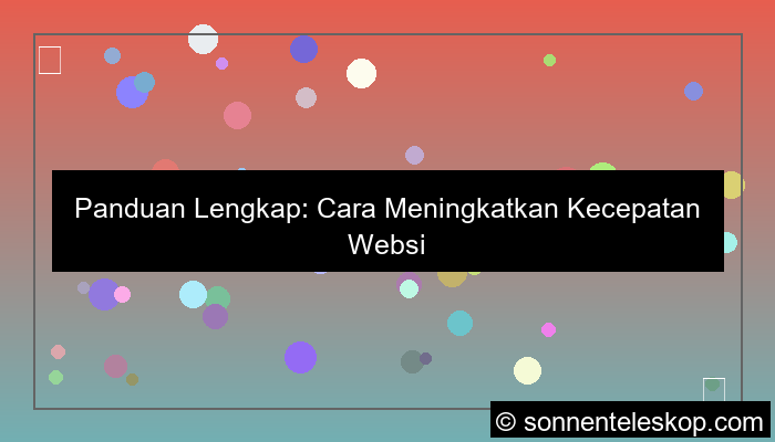 cara meningkatkan kecepatan website