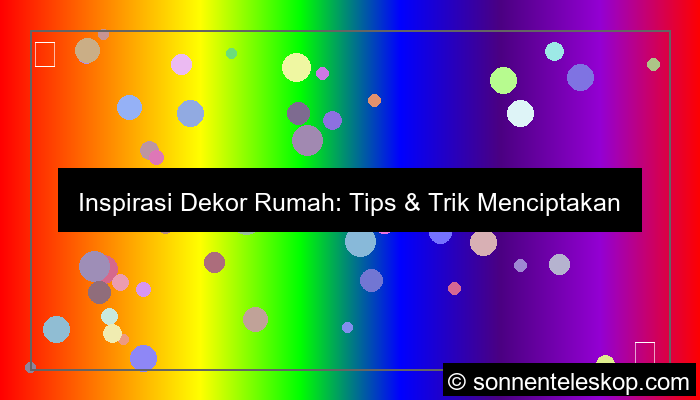 inspirasi dekor rumah